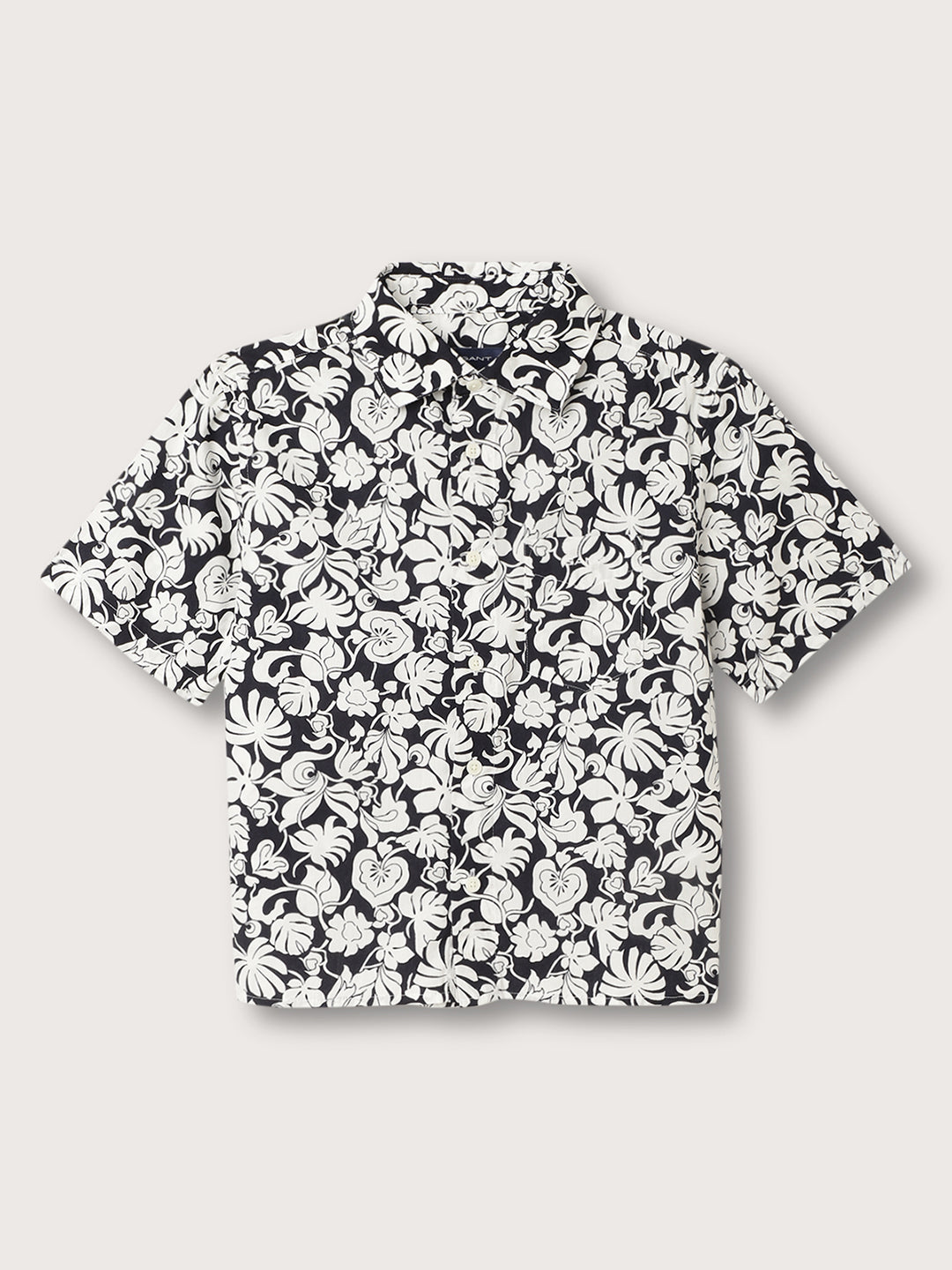 Gant Boys Relaxed Floral Printed Cotton Casual Shirt