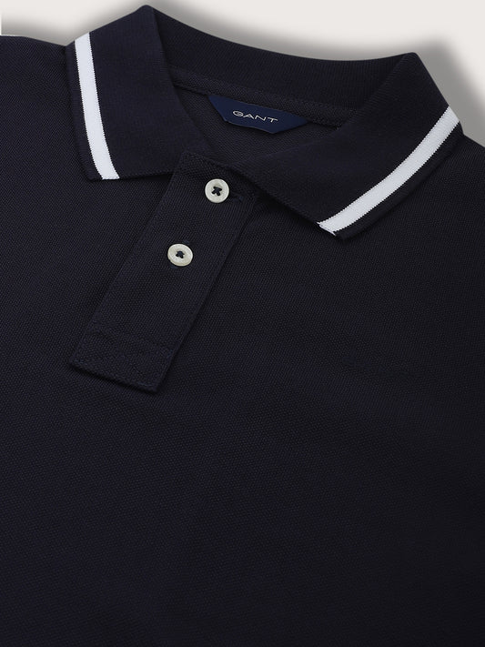 Gant Kids Navy Relaxed Fit Polo T-Shirt