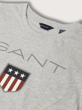 Gant Boys Typography Printed Cotton T-shirt