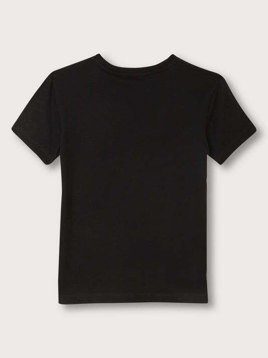 Gant Kids Black Logo Regular Fit T-Shirt