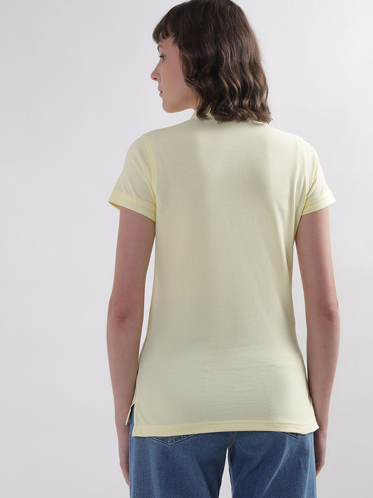 Gant Yellow Regular Fit Polo T-Shirt