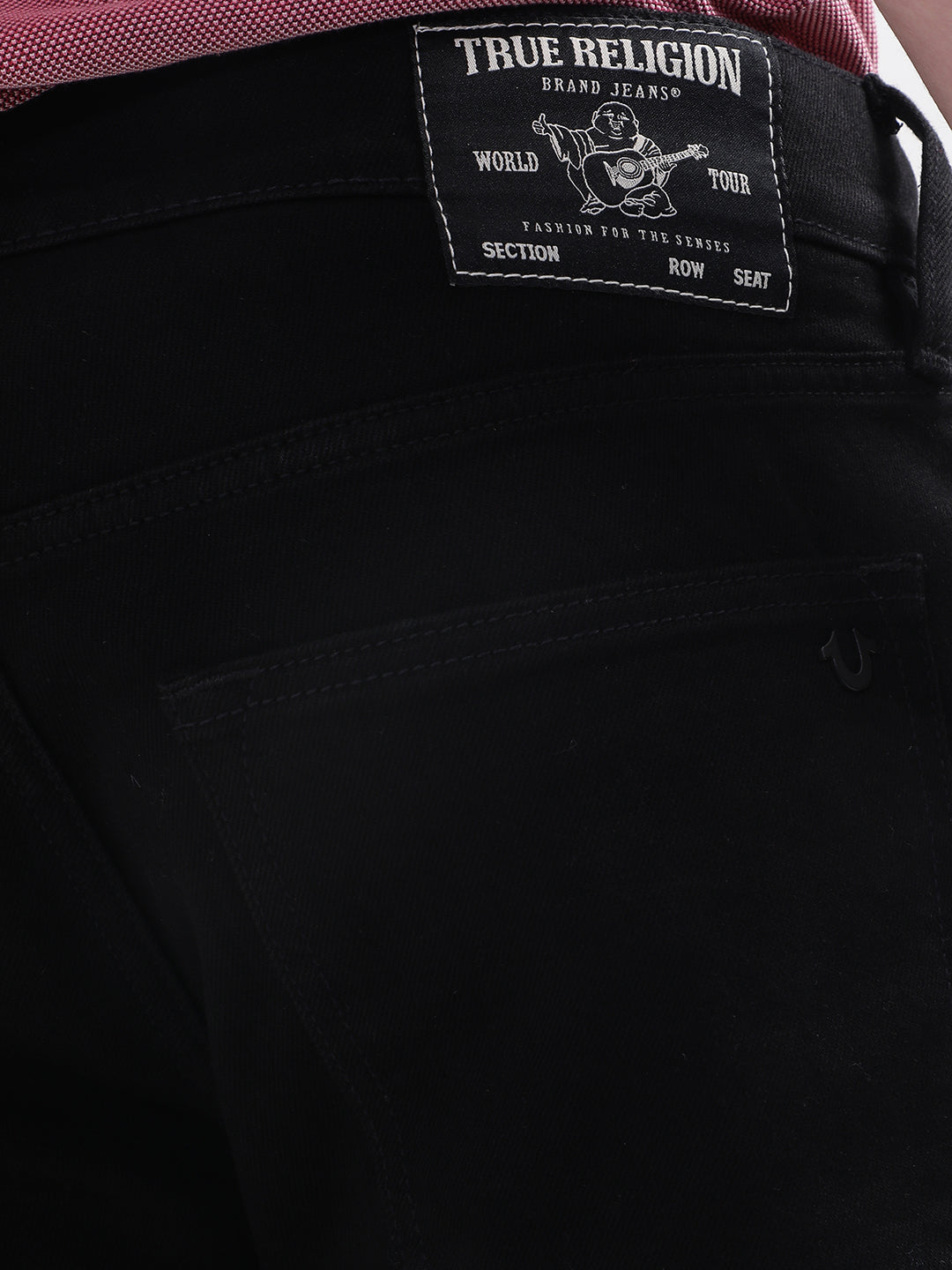 True Religion Metal Horseshoe Skinny Black Mid Rise Jeans