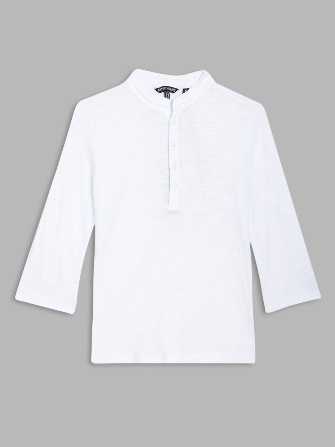 Antony Morato Kids White Regular Fit T-Shirt