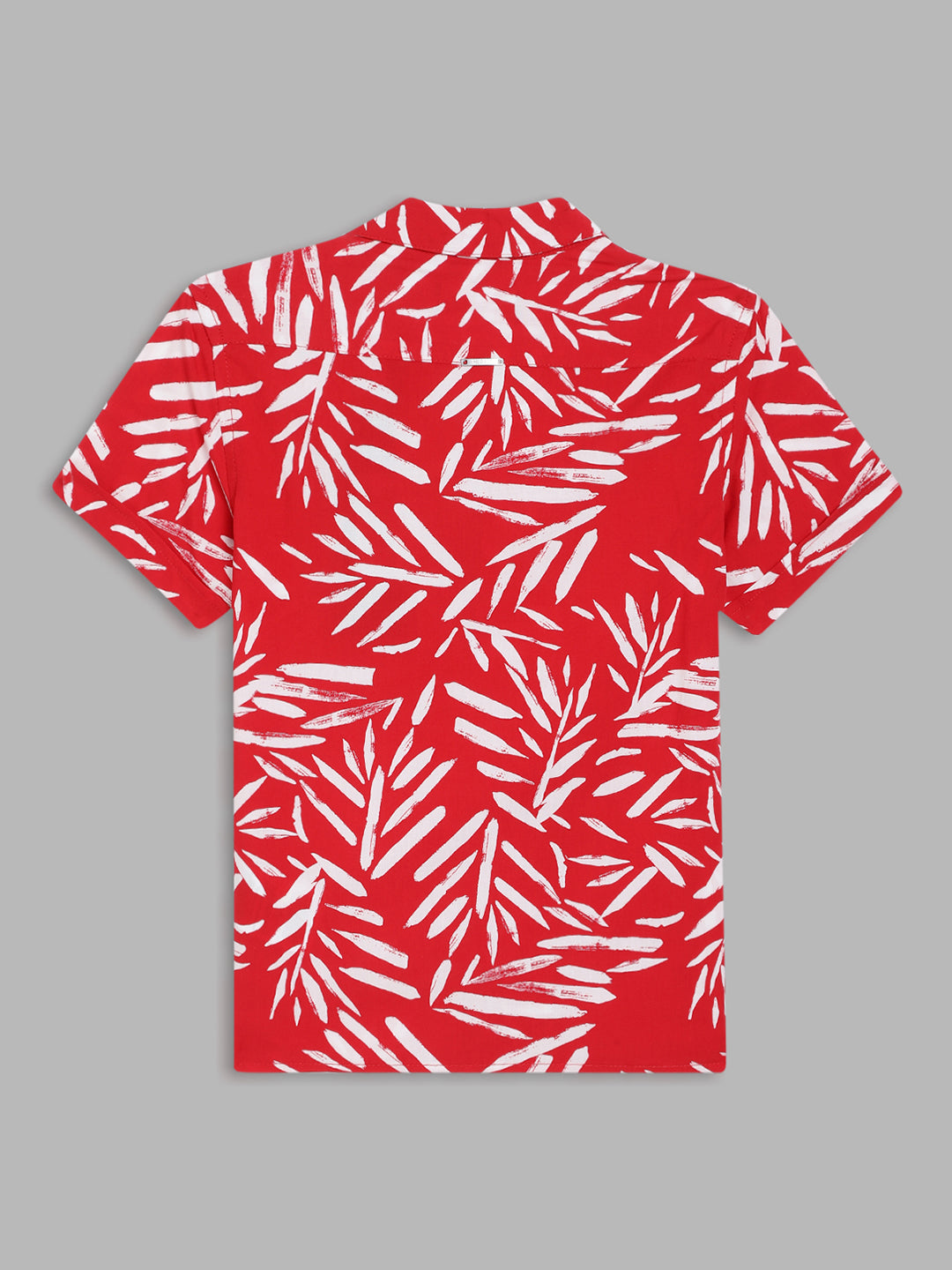 Antony Morato Kids Red Printed Regular Fit Shirt