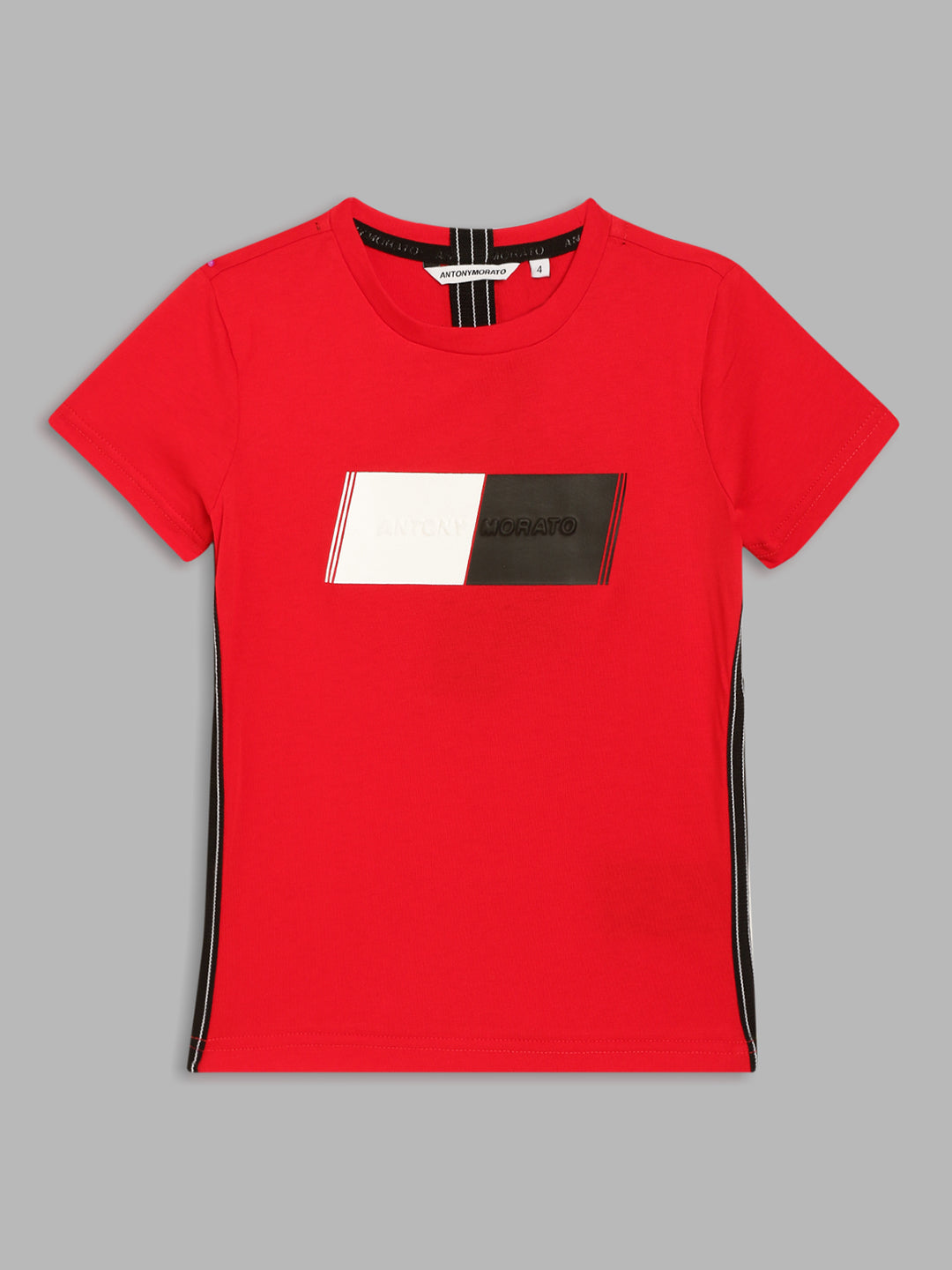 Antony Morato Boys Red Round Neck T Shirt T-shirt