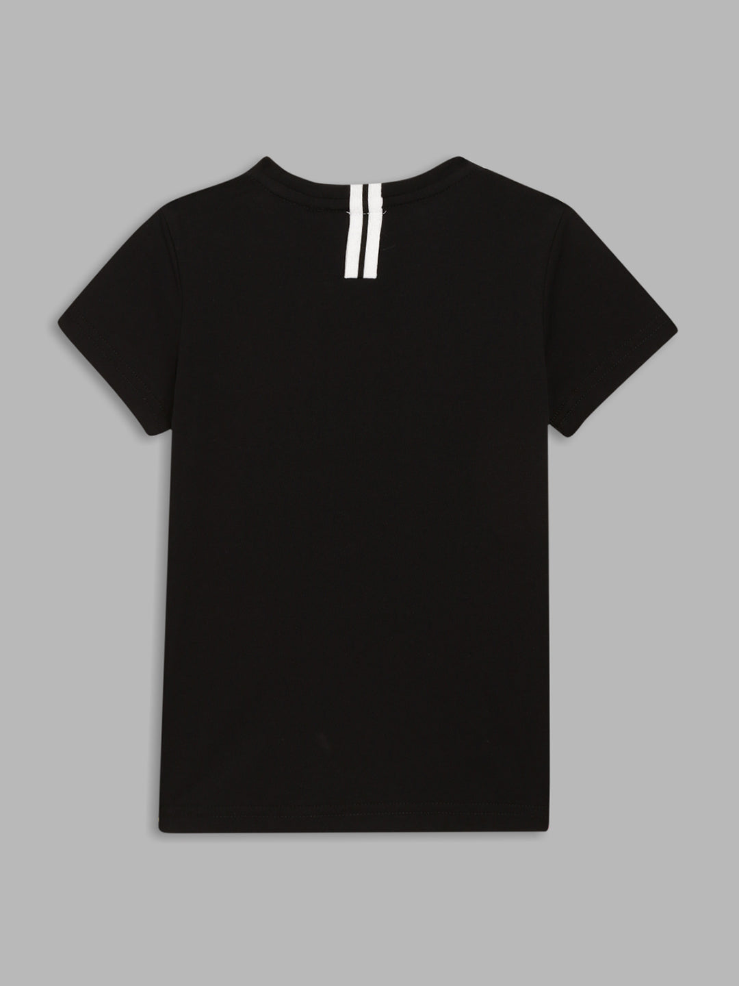 Antony Morato Boys Black  White Printed Pure Cotton T-shirt
