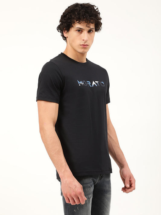 Antony Morato Blue Ink Logo Slim Fit T-Shirt