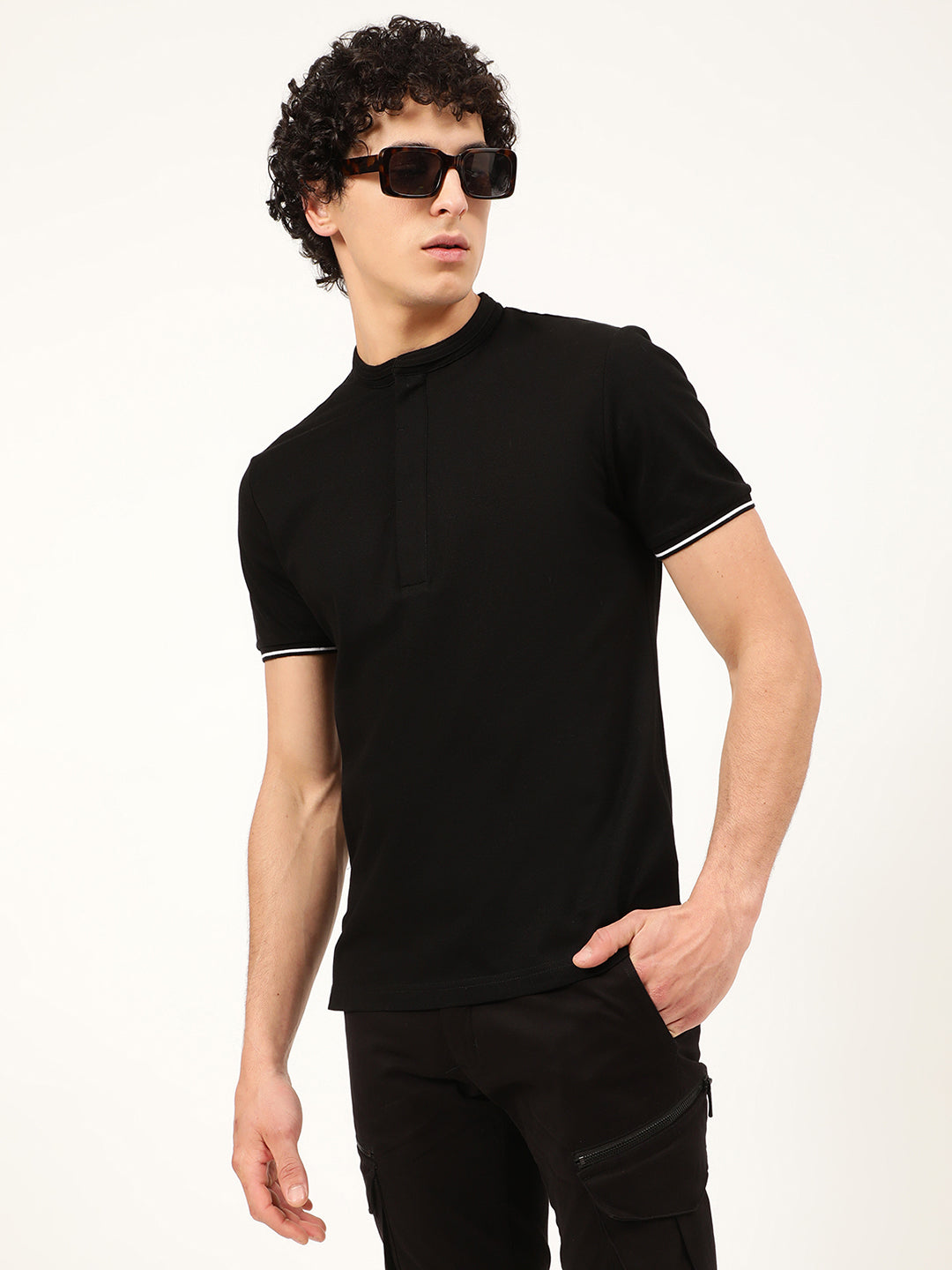 Antony Morato Black Slim Fit T-Shirt