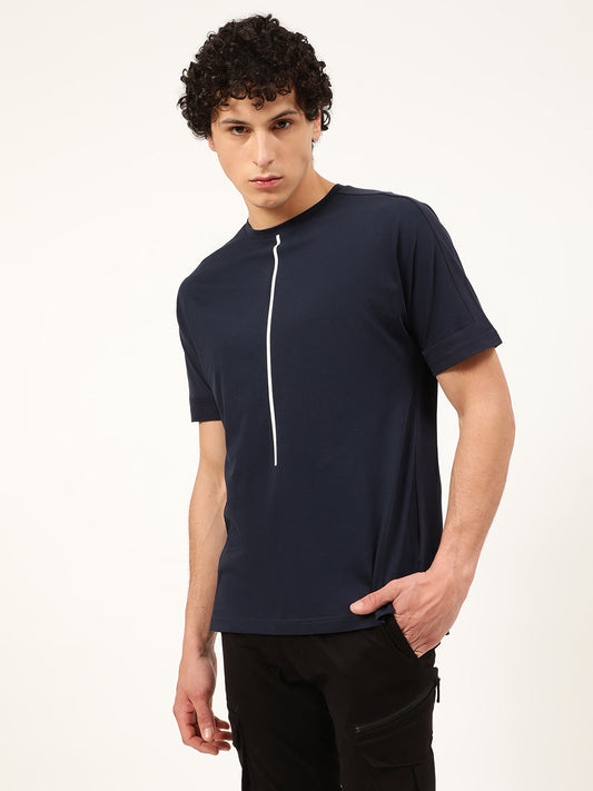 Antony Morato Navy Blue Slim Fit T-Shirt