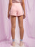 Kendall & Kylie Women Pink Printed Slim Fit Shorts