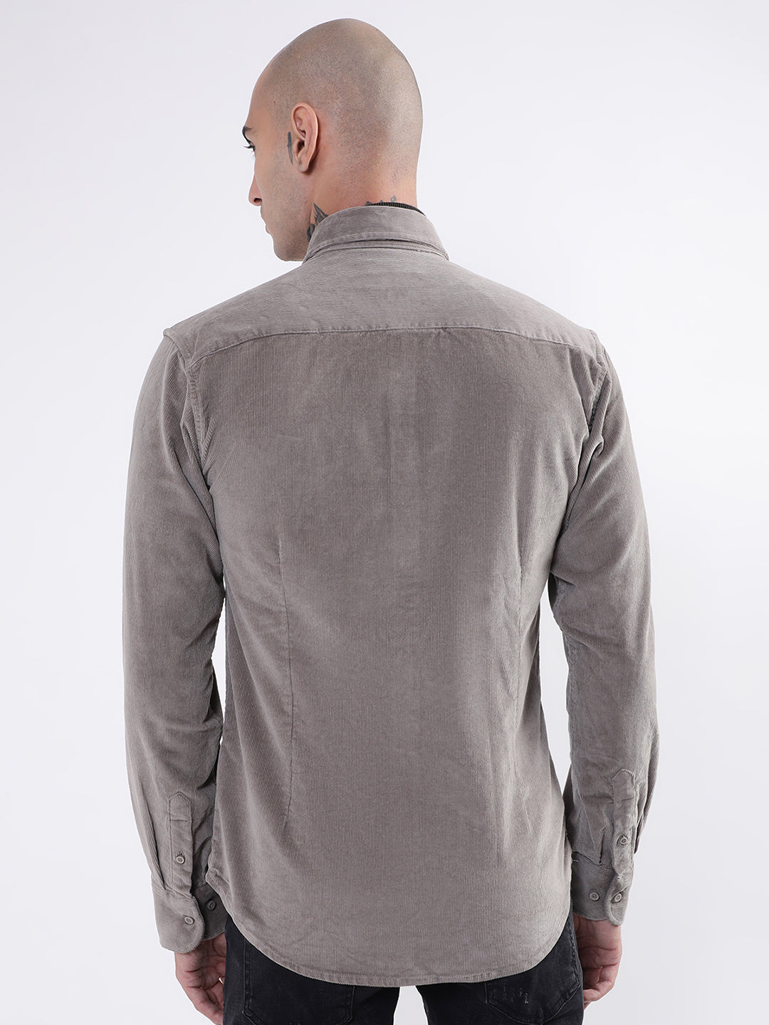 Bruun & Stengade Mens Mud Solid Shirt
