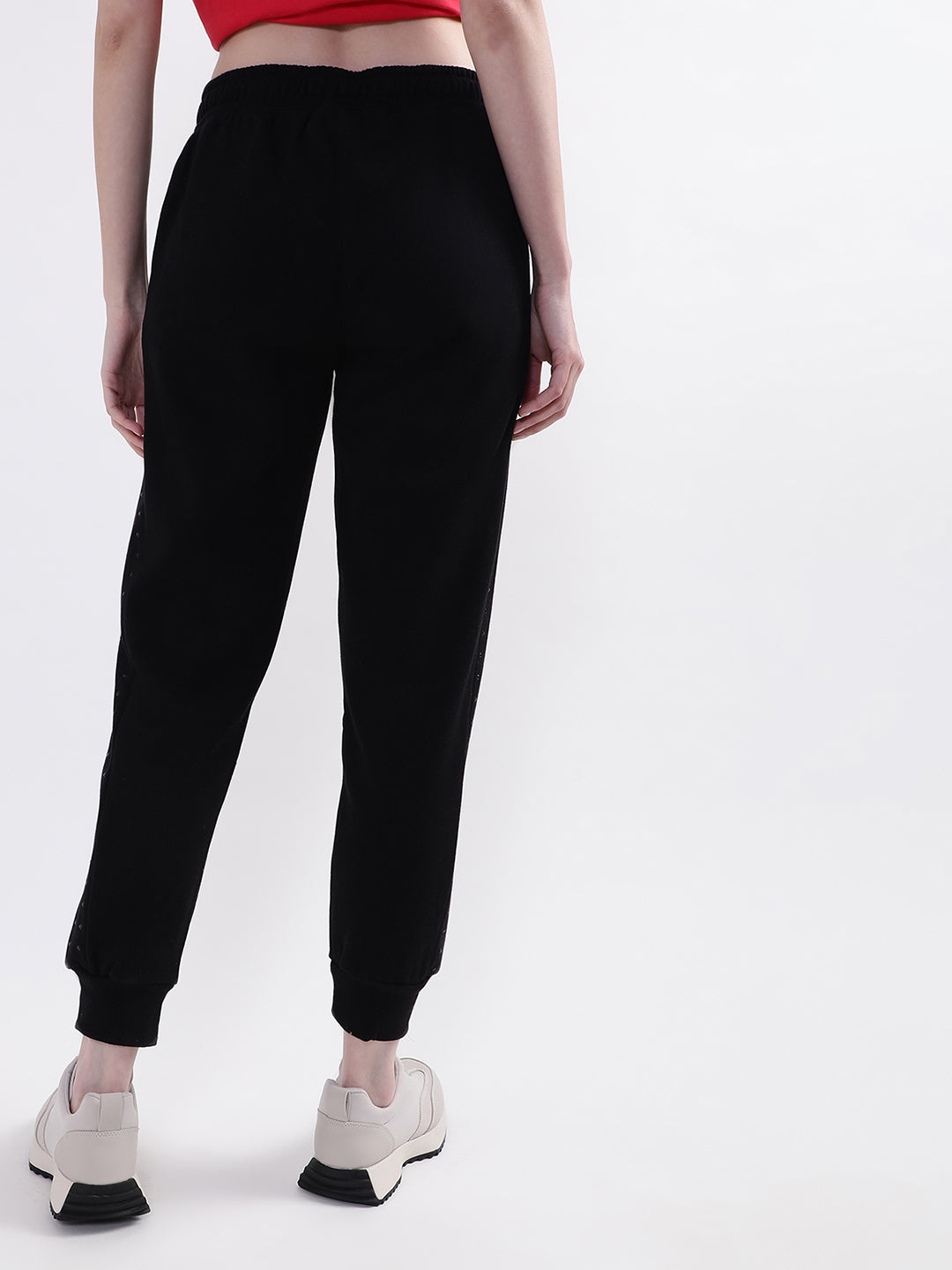 DKNY Women Black Sweat Pants
