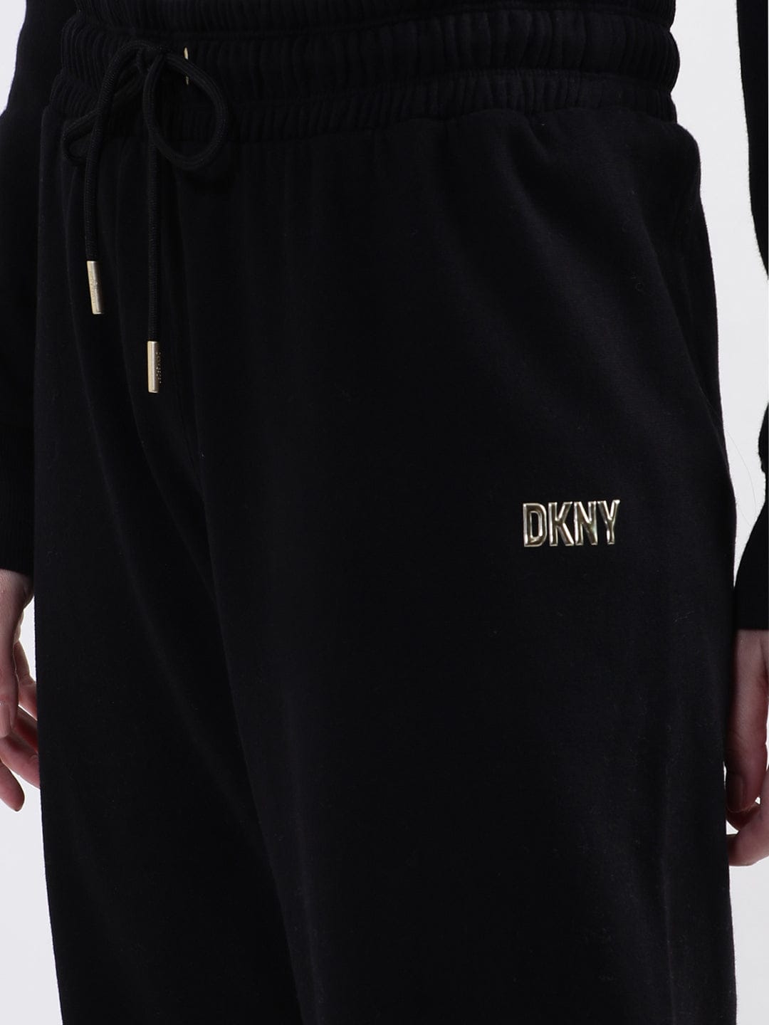 DKNY Women Black Regular Fit Sweatpant