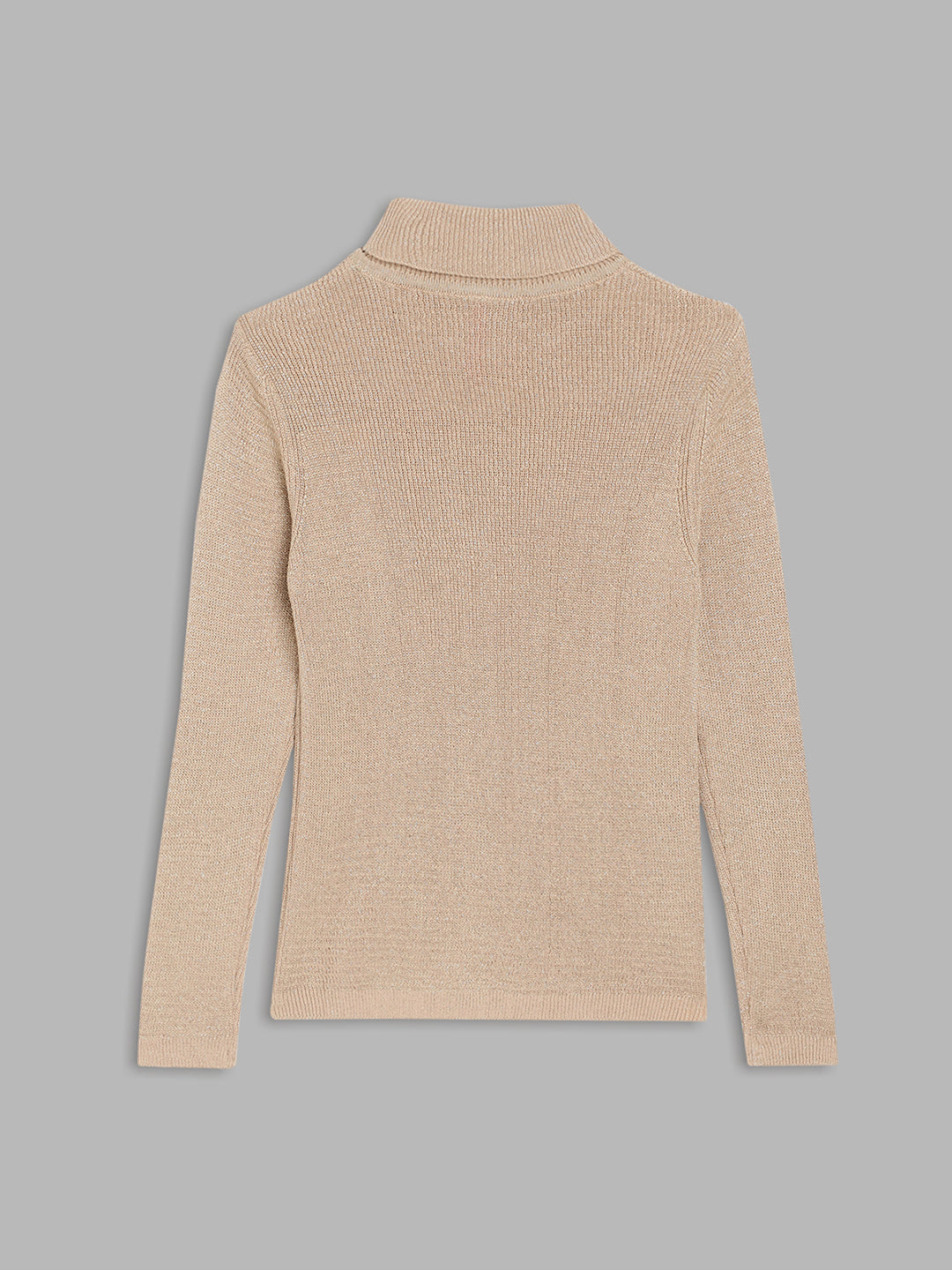 Blue Giraffe Girls Natural Solid Sweater