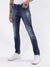 Lindbergh Men Blue Solid Regular Fit Jeans
