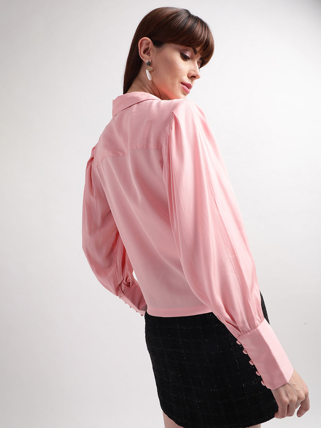 Centre Stage Women Pink Solid Top