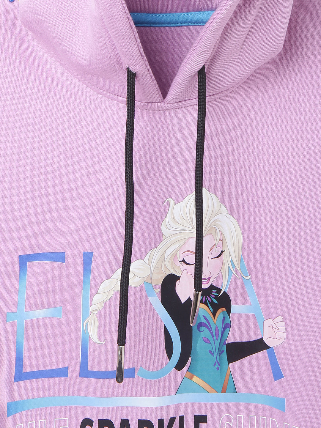 Blue Giraffe Girls Lilac Solid Sweatshirt