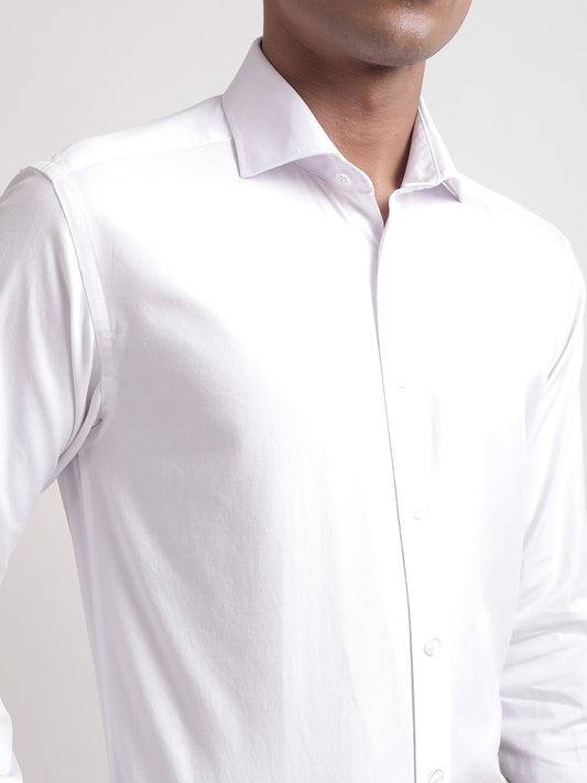 Bruun & Stengade White Slim Fit Shirt