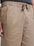 Matinique Men Khaki Solid Regular Fit Trouser