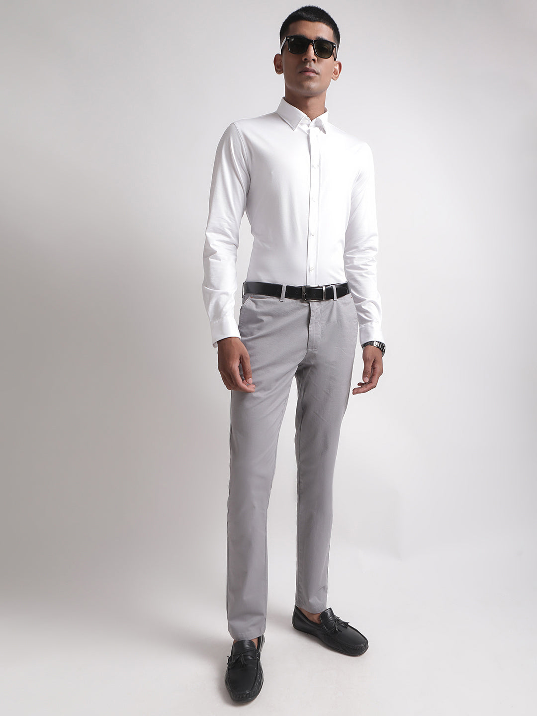 Matinique White Regular Fit Shirt