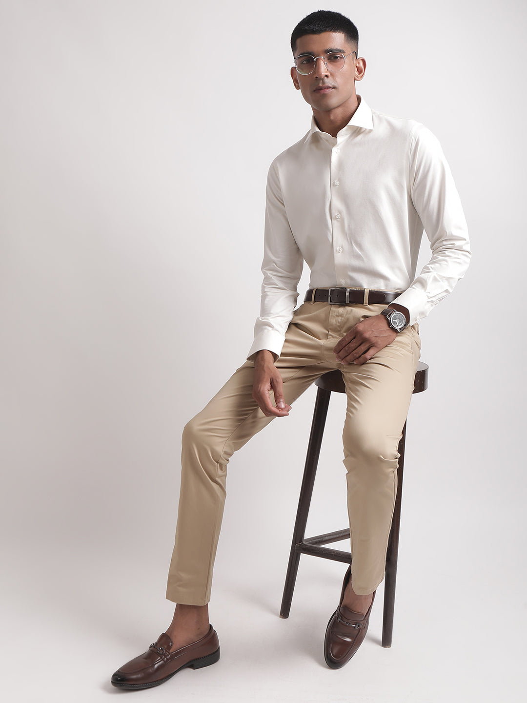 Matinique White Regular Fit Shirt