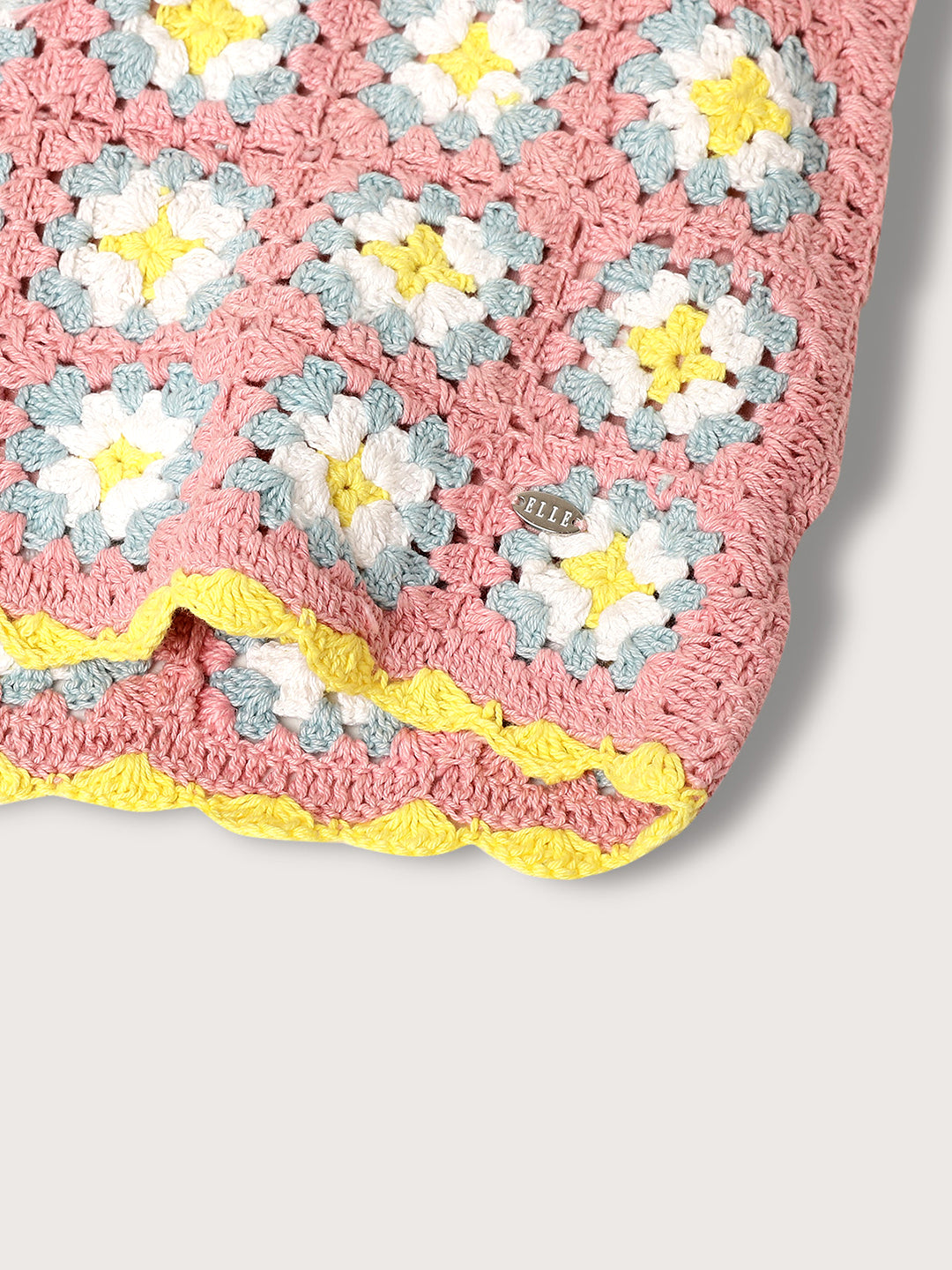 Elle Kids Girls Blush Pink Solid Round Neck Top