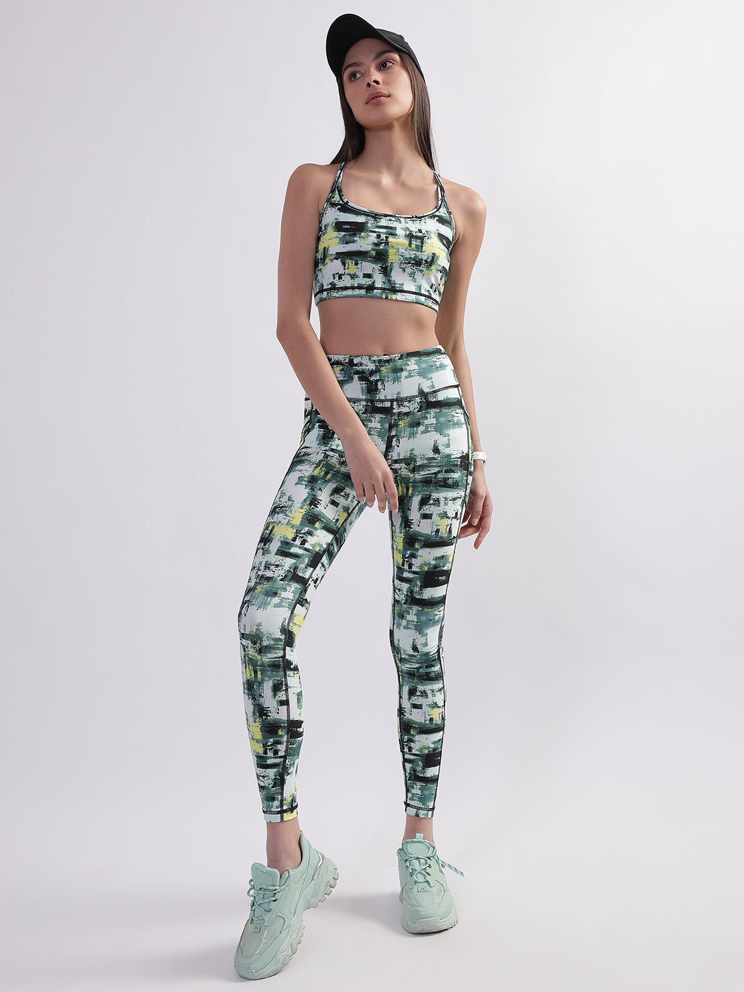DKNY Women Multi Printed Fitted Leggings