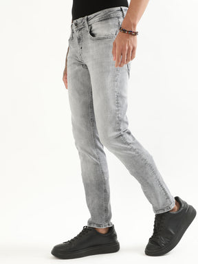 Antony Morato Men Tapered Fit Cotton Mid-Rise Stretchable Jeans