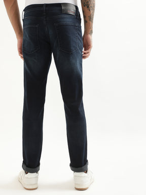 Antony Morato Men Slim Fit Cotton Light Fade Mid-Rise Stretchable Jeans