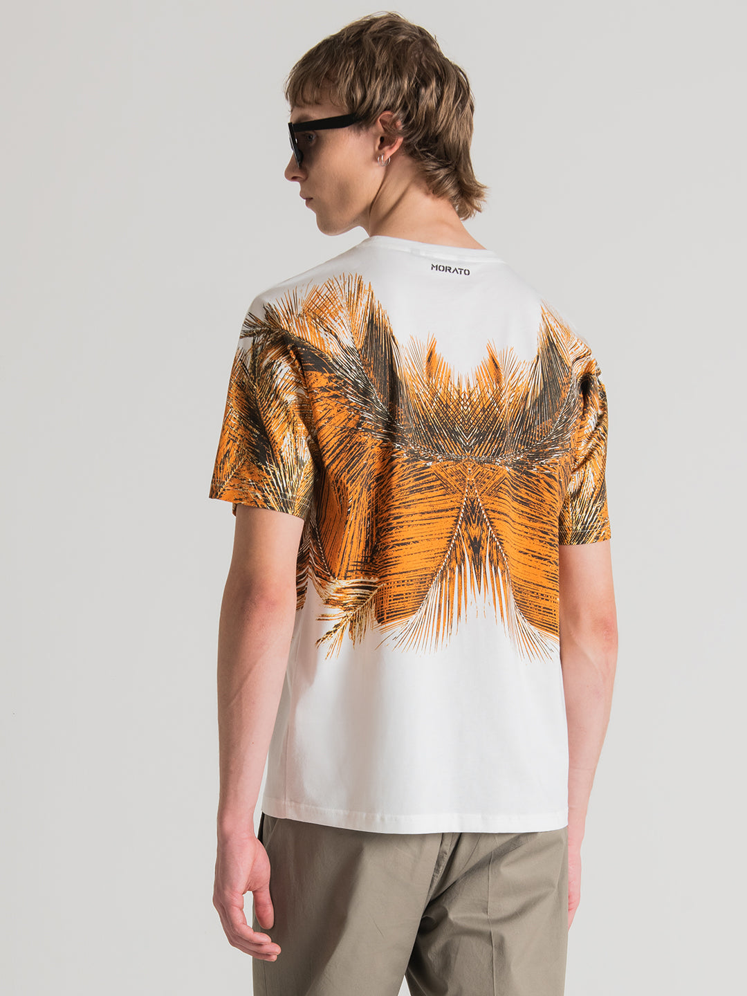 Antony Morato White Printed Regular Fit T-Shirt