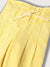 Elle Kids Girls Lemon Yellow Solid Loose Fit Jeans