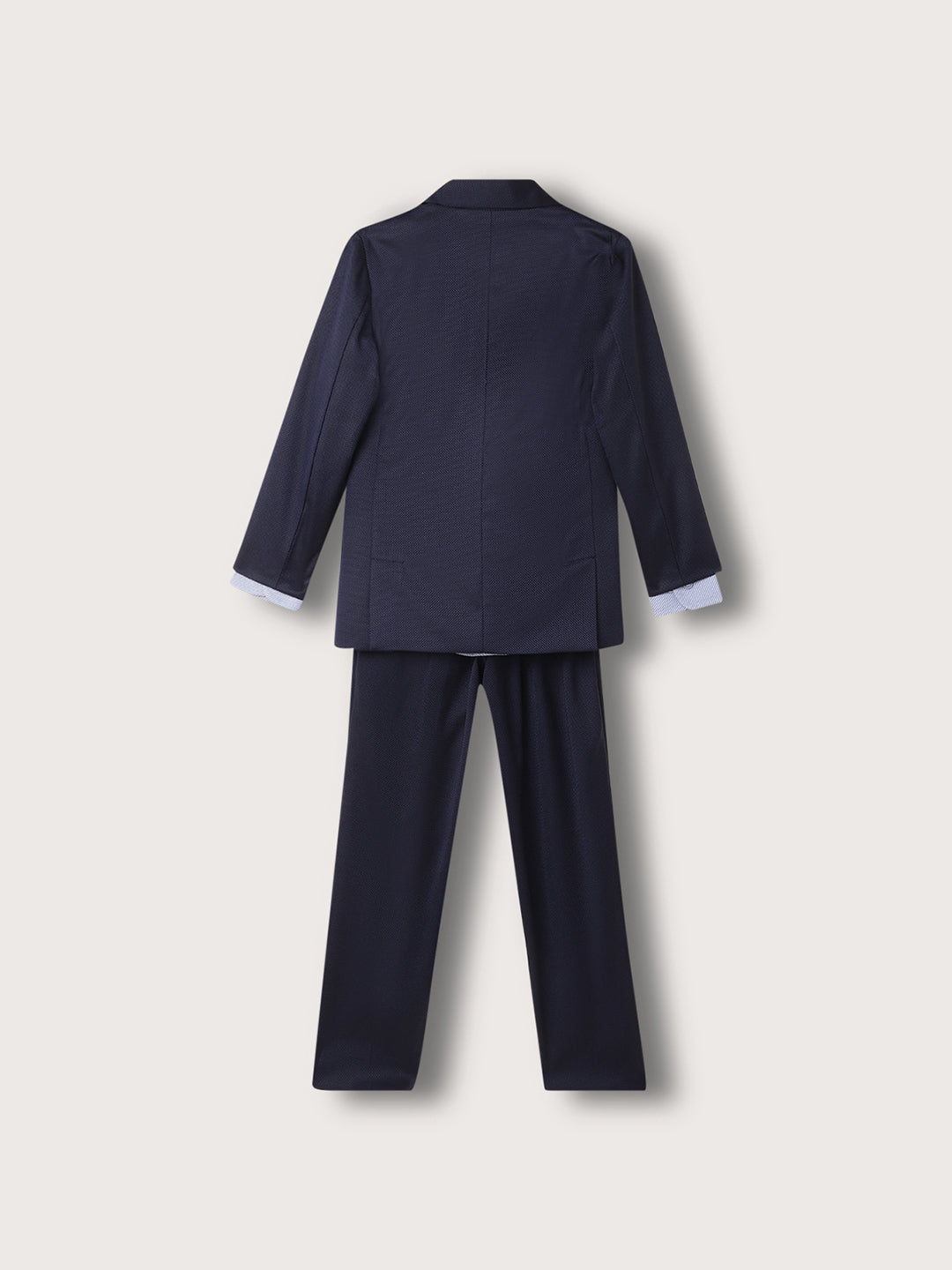 Blue Giraffe Boys Multi Collar Solid Suit