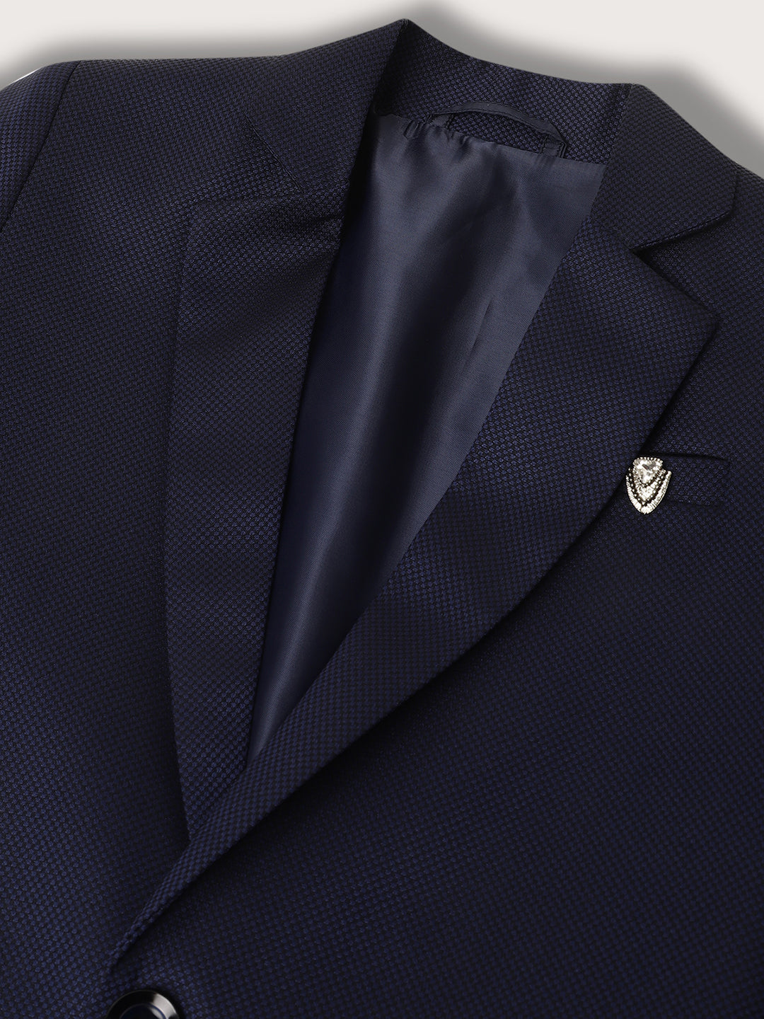 Blue Giraffe Boys Multi Collar Solid Suit