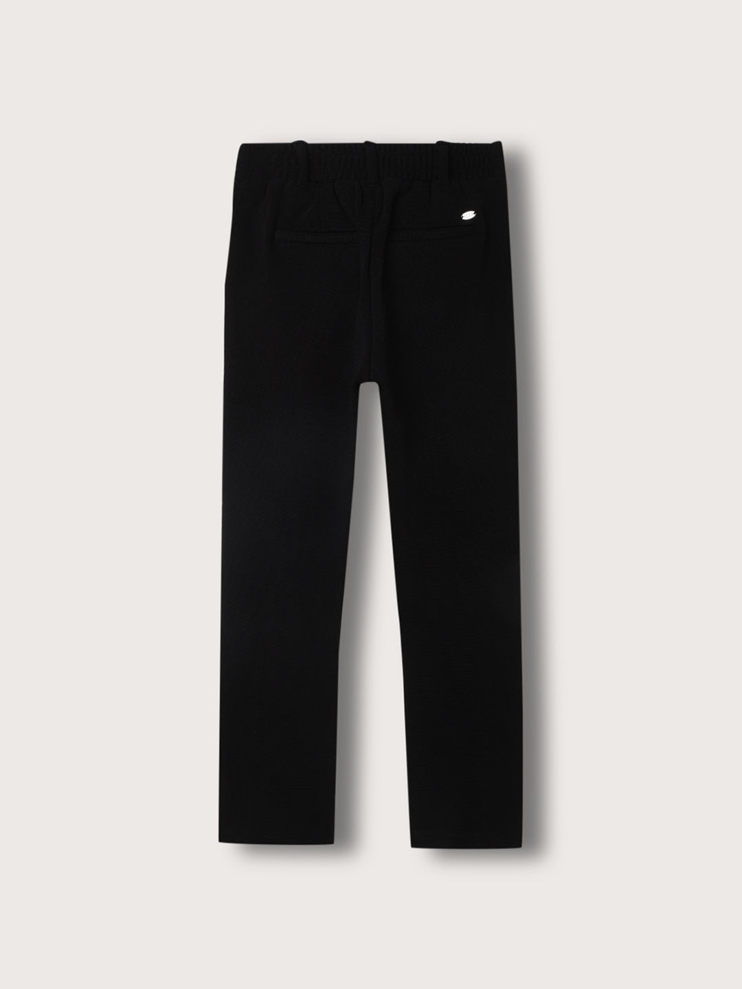 Elle Kids Girls Black Solid Fit and Flare Trouser