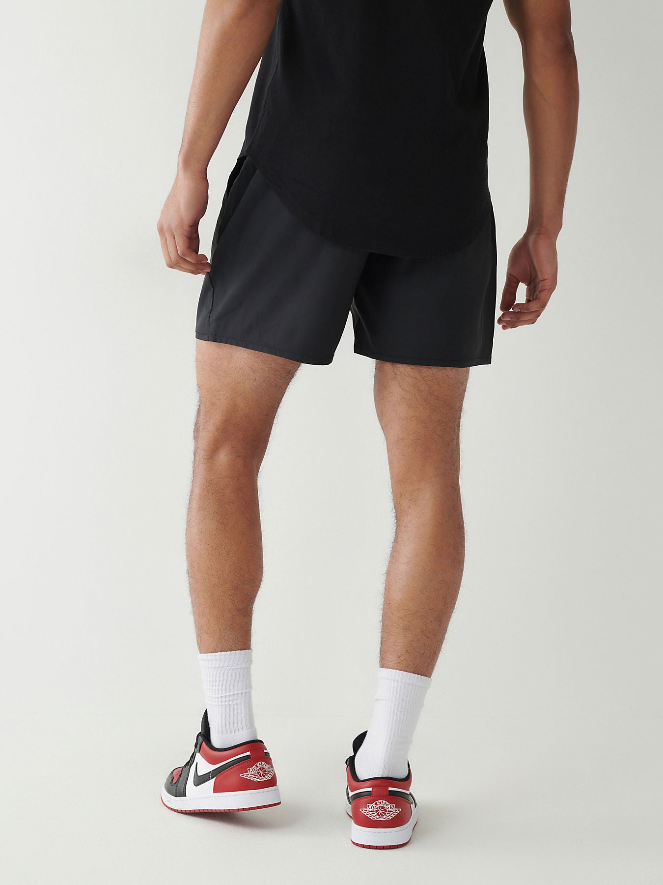 NoRemid Rigid Baggy Jogger Pants Shorts Black L NoRemid RIGIT