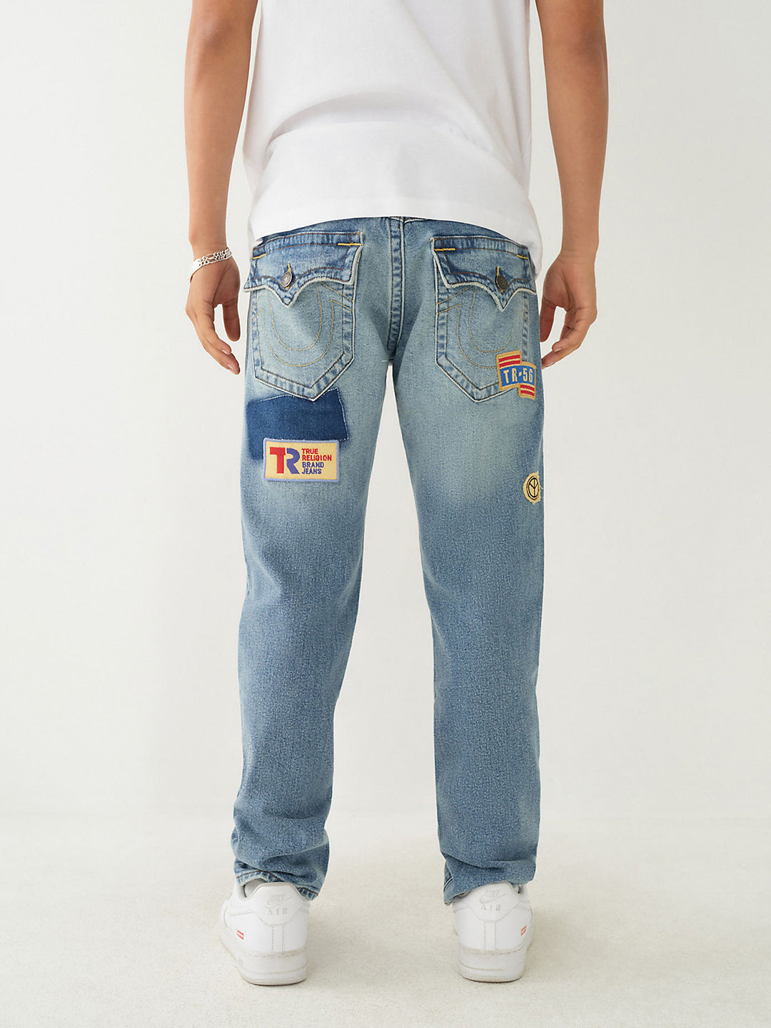 True Religion Men Solid Skinny Fit Jeans