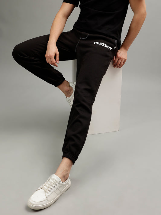 True Religion Men Solid Mid-Rise Relaxed Fit Joggers