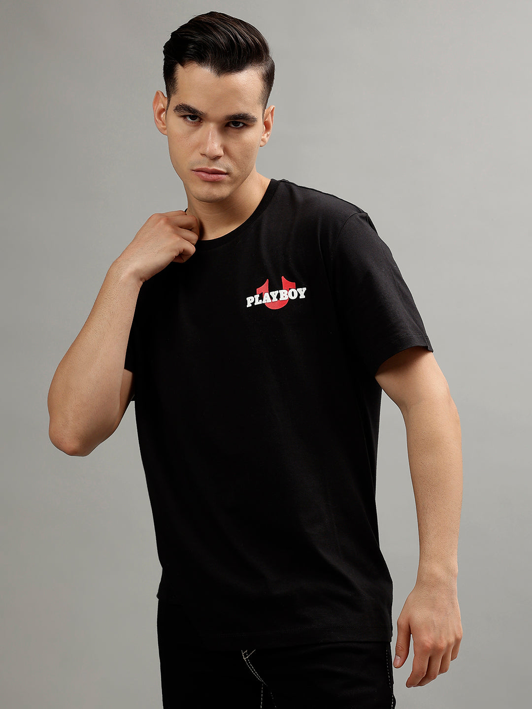 True Religion Black Fashion Relaxed Fit T-Shirt