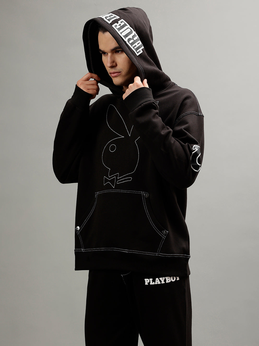 ぽぽ TRUE RELIGION #803 30/32 Shop True Religion Men Printed Hooded Long Sleeves Sweatshirt
