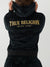 True Religion Women Embroidered Full Sleeves Hooded Sweatshirt