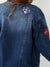 True Religion Women Printed Full Sleeves Collar Jacket
