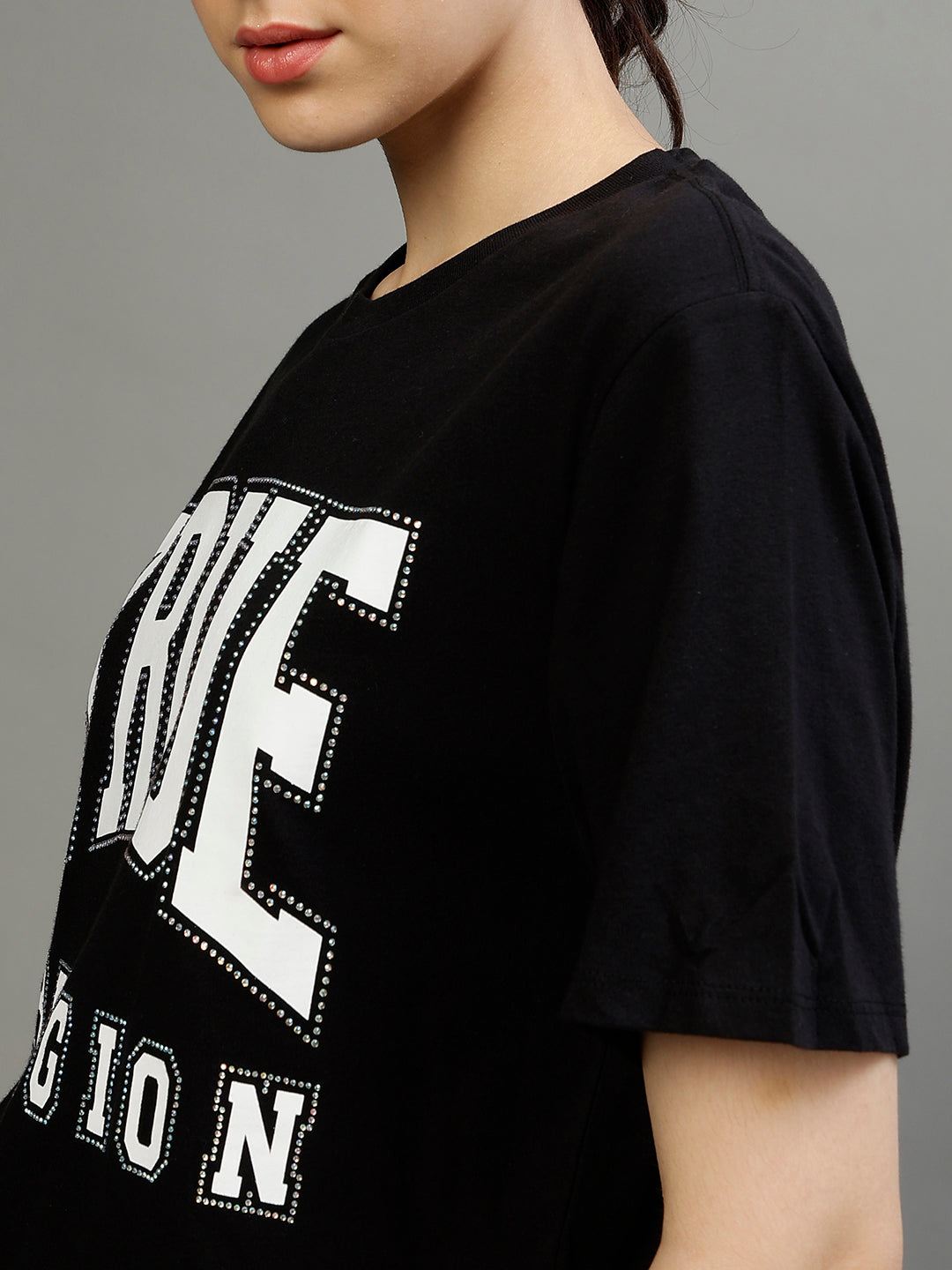 True Religion Black Fashion Regular Fit T-Shirt