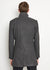 Bruun & Stengade Men Grey Solid Stand Collar Long Sleeves Overcoat
