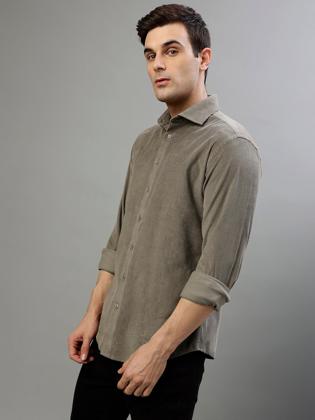 Bruun & Stengade Brown Fashion Slim Fit Shirt