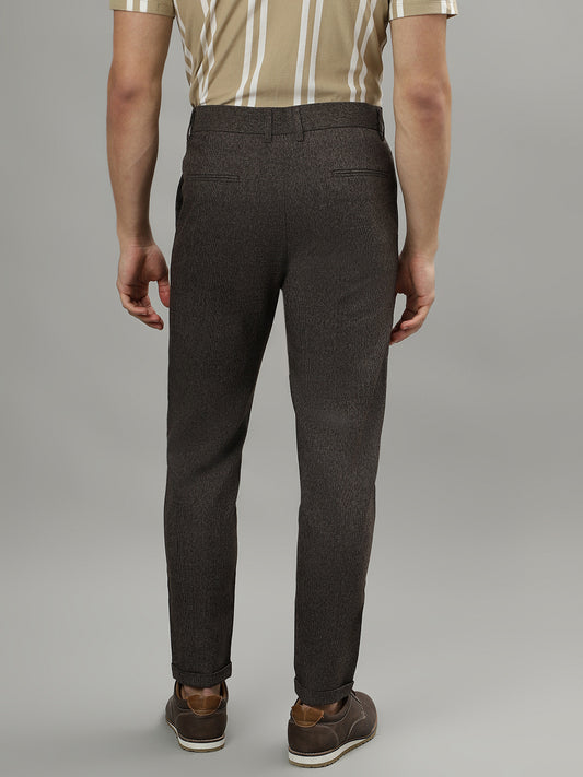Lindbergh Men Solid Mid-rise Slim Fit Trousers