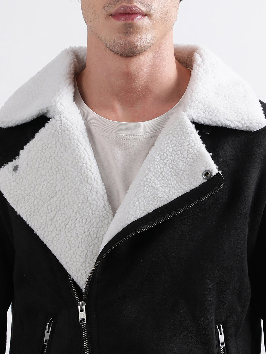 Lindbergh Men Black Solid Jacket