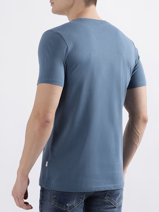 Lindbergh Blue Fashion Relaxed Fit T-Shirt