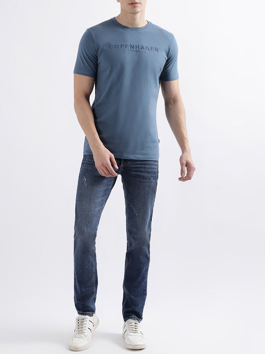 Lindbergh Blue Fashion Relaxed Fit T-Shirt