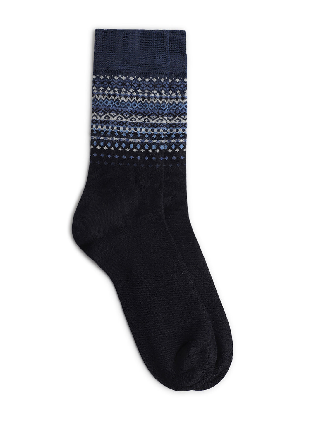 Lindbergh Men Navy Blue Printed Socks