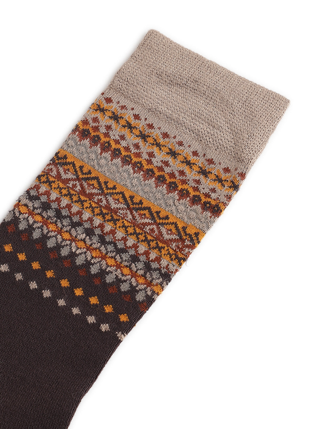Lindbergh Men Brown Printed Socks